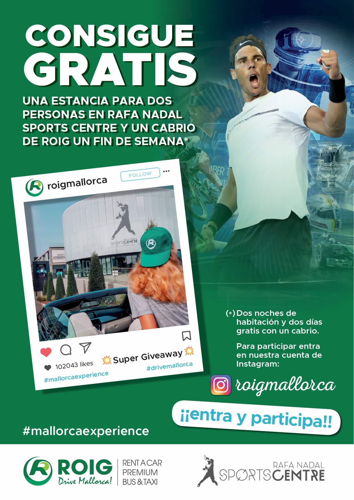 Promo ROIG RAFA NADAL DINA4 espanol ¡SUPER CONCURSO INSTAGRAM!