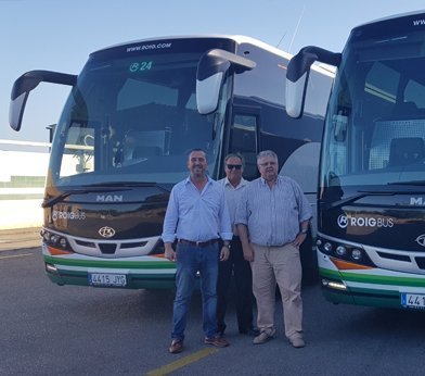 roig autocares ROIG Bus presenta los nuevos autocares MAN