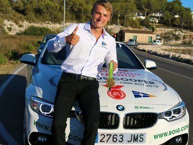 roig cooper Recibimiento del campeón olímpico Marcus Cooper