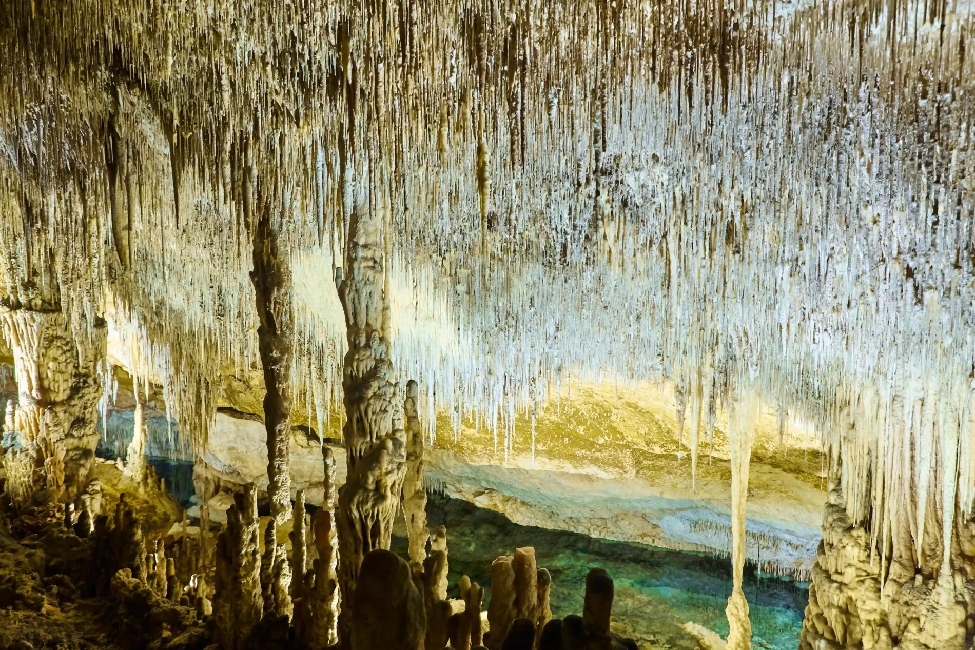 stalactites in a cave cuevas del drach mallorca 2022 11 11 09 33 45 utc 2 S'illot: Mallorca's hidden gem