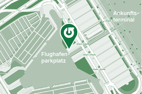 Mapa situacion aeropuerto DE Flughafen abholung