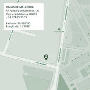 Oficina Calas de Mallorca Retrait et restitution avec Smartlock à Calas de Mallorca