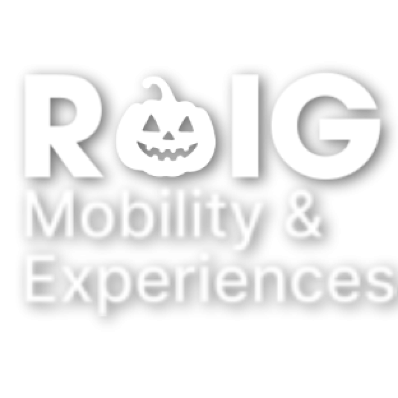 Logotipo ROIG mobility & experiences compacto centrado positivo